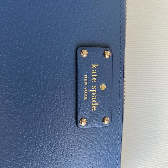 Kate Spade blue full size wallet - NWOT - Picture 2 of 8